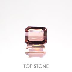 ローズピンクトルマリン(宝石名ピンク・トルマリン)ブラジル/アフリカ産 0.58ct 識別済[220114862]4.9x4mm前後
