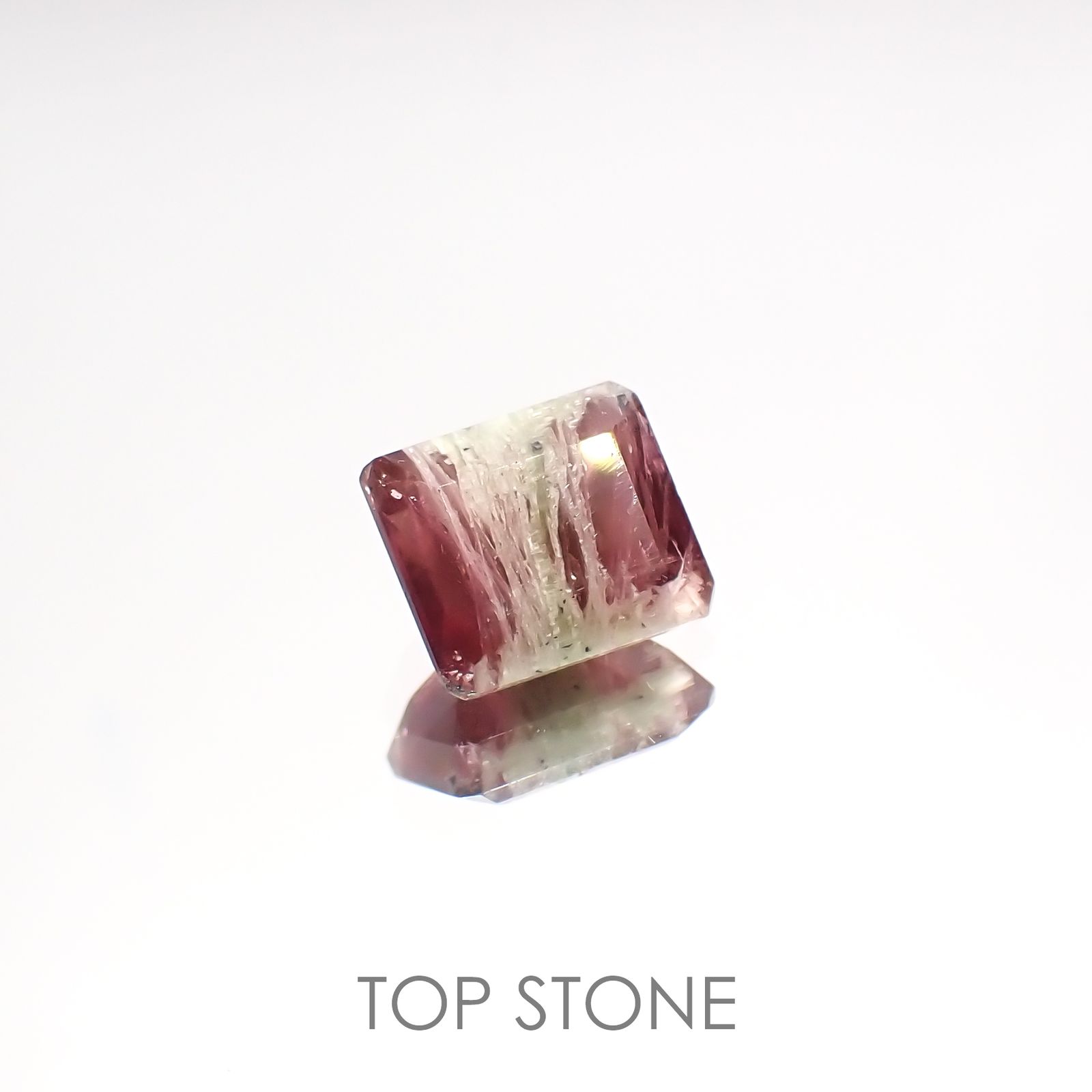 ゼブラトルマリン ブラジル産 1.67ct[220515920]7.6x6.6mm前後