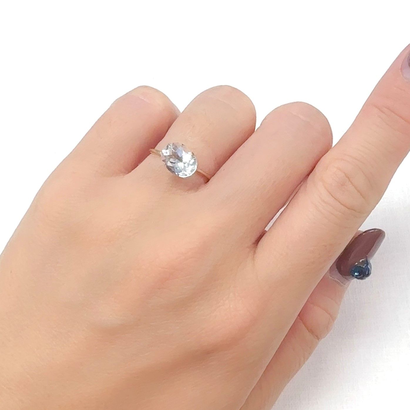 ゴッシェナイト パキスタン・ヒマラヤ産 1.79ct[240527461]9.1x7.1mm前後