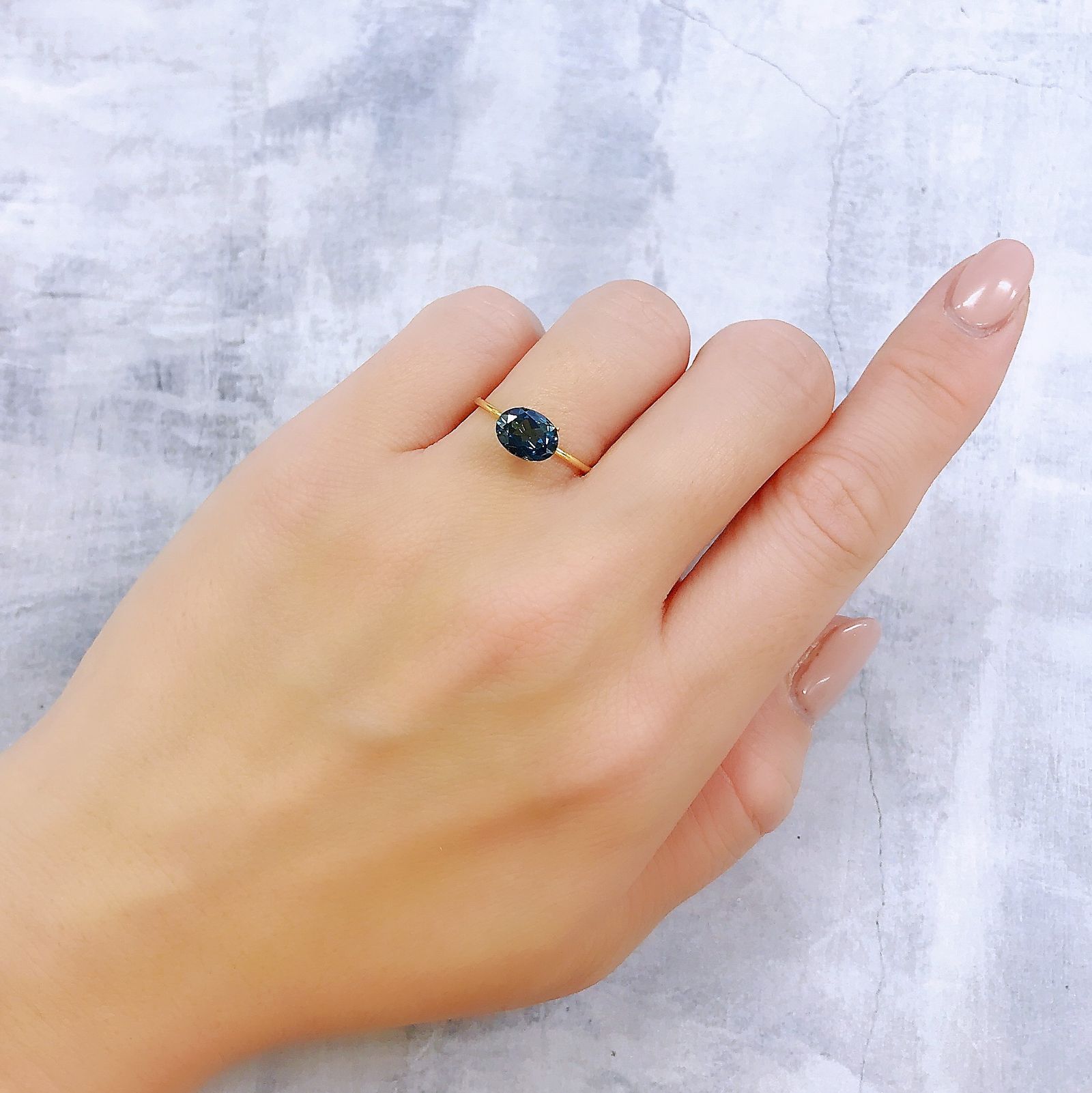 ロンドンブルートパーズ ブラジル産 1.53ct[221219299]8.1x6.1mm前後