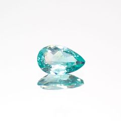 パライバトルマリン(宝石名トルマリン/別名パライバ・トルマリン)ブラジル産 0.150ct ソ付(宝貴協)[221018782]4.7x2.9mm前後