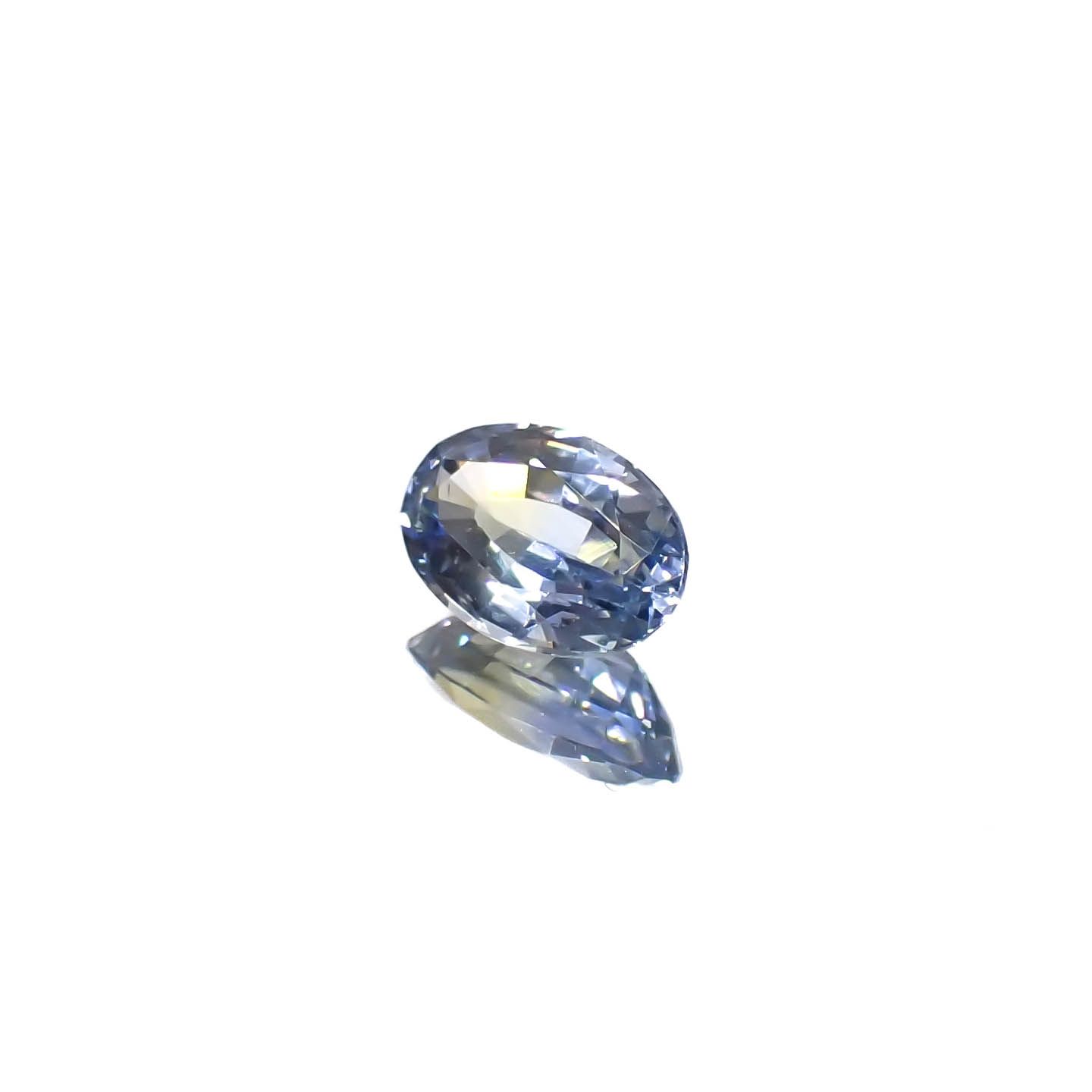 アイスブルーサファイア スリランカ産 0.53ct[230722689]6.1x4mm前後