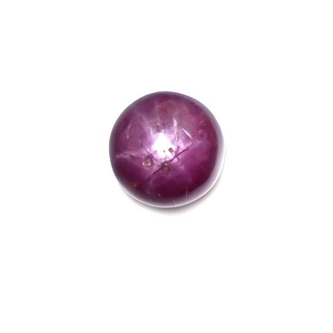 パープルスターサファイア(宝石名パープル・スター サファイア)インド産 1.74ct 識別済[230522219]6.1x6mm前後