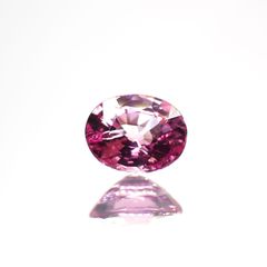 パパラチャサファイア(宝石名サファイア/別名パパラチャ・サファイア) スリランカ産 0.395ct ソ付(DGL)[20107257]4.8×3.9mm前後