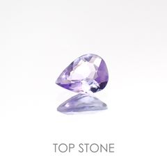ラベンダーゾイサイト(宝石名ゾイサイト) タンザニア産 0.14ct 識別済[20117456]4.1×3.1mm前後