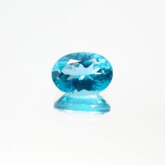 アパタイト(宝石名アパタイト)ブラジル産 0.87ct 識別済[230823192]7.1x5.1mm前後