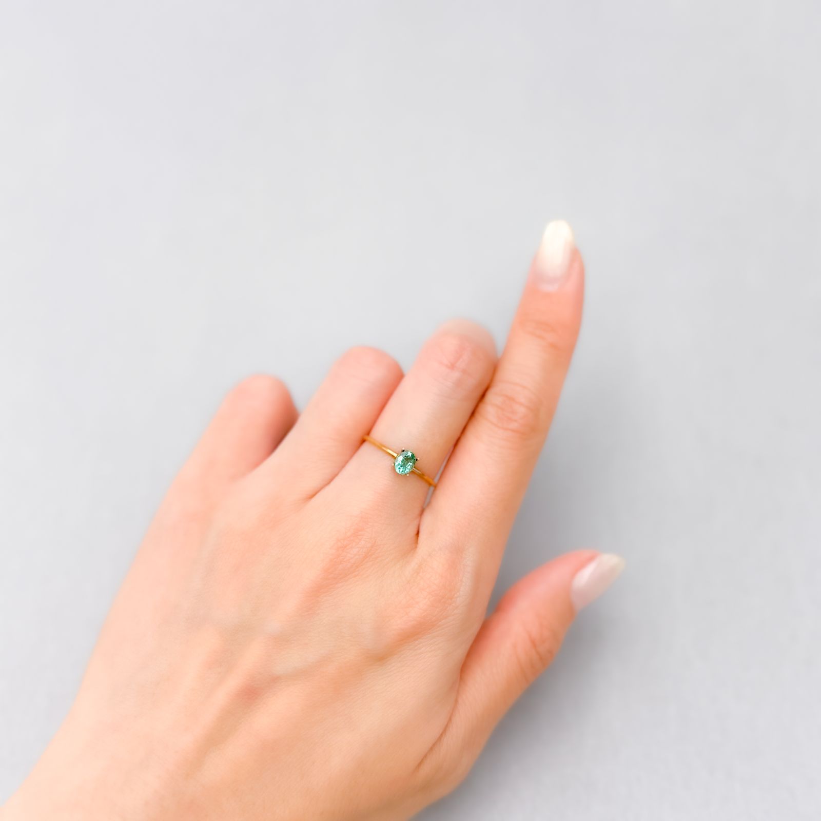 ブルーエメラルド(ブルーグリーンベリル) ザンビア産 0.33ct