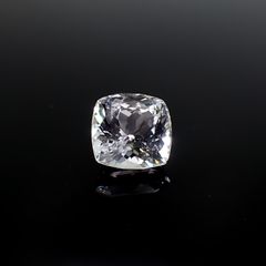 ブルースポジュミン フルオレッセンス(宝石名スポジュミン)アフガニスタン産 13.56ct ソ付(彩珠)[221018695]14x13.7mm前後