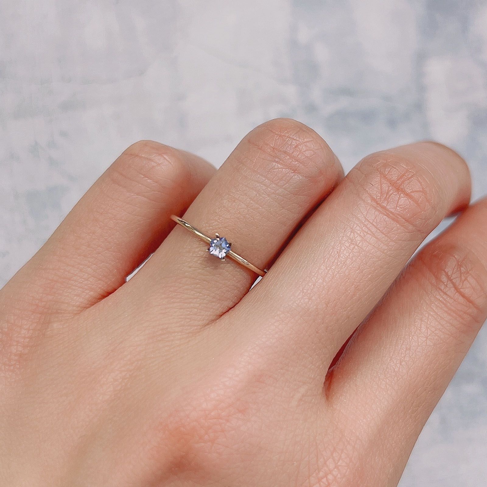 ◇ペンタゴンカット◇タンザナイト(宝石名タンザナイト)タンザニア産 0.11ct 識別済[220113849]3.1x3.2mm前後