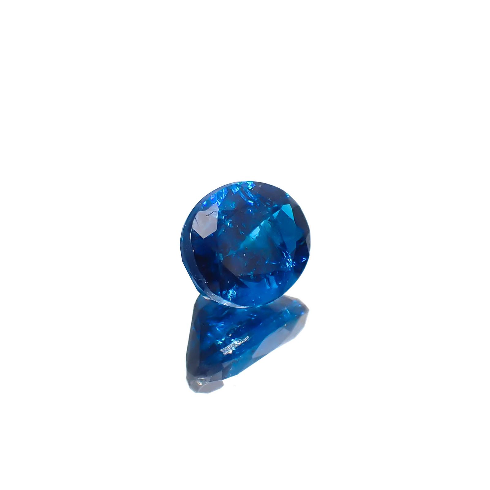 ディープブルーアパタイト マダガスカル産 1.39ct[240628162]7.5x6.1mm前後