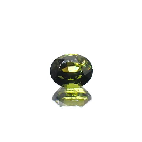 グリーンジルコン スリランカ/カンボジア産 0.93ct[240929089]6x4.9mm前後