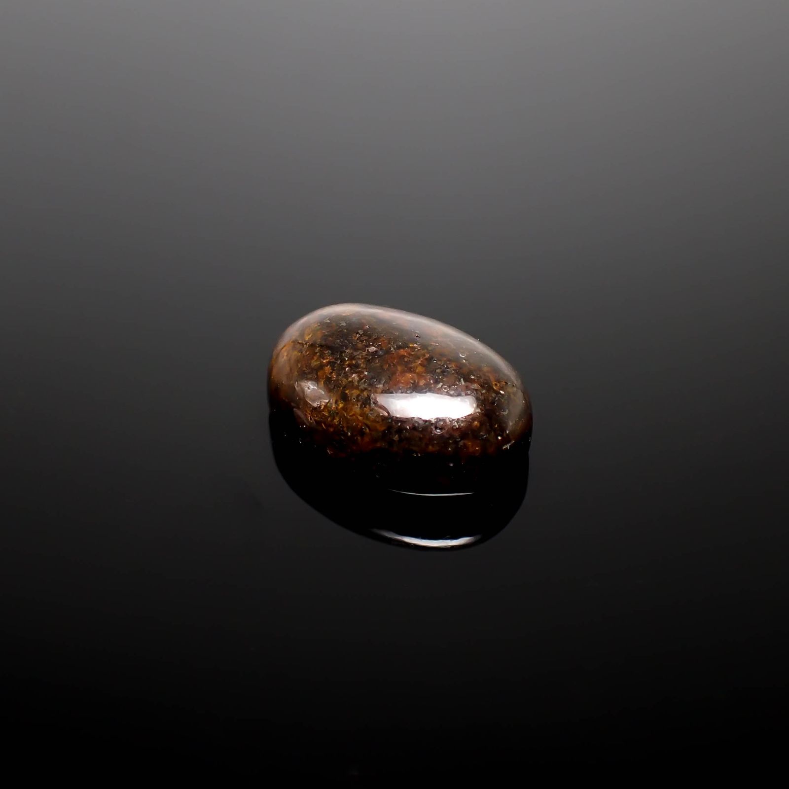 コンドライト隕石 発見地：アフリカ・サハラ砂漠 17.43ct [241029329]18.1x13mm前後