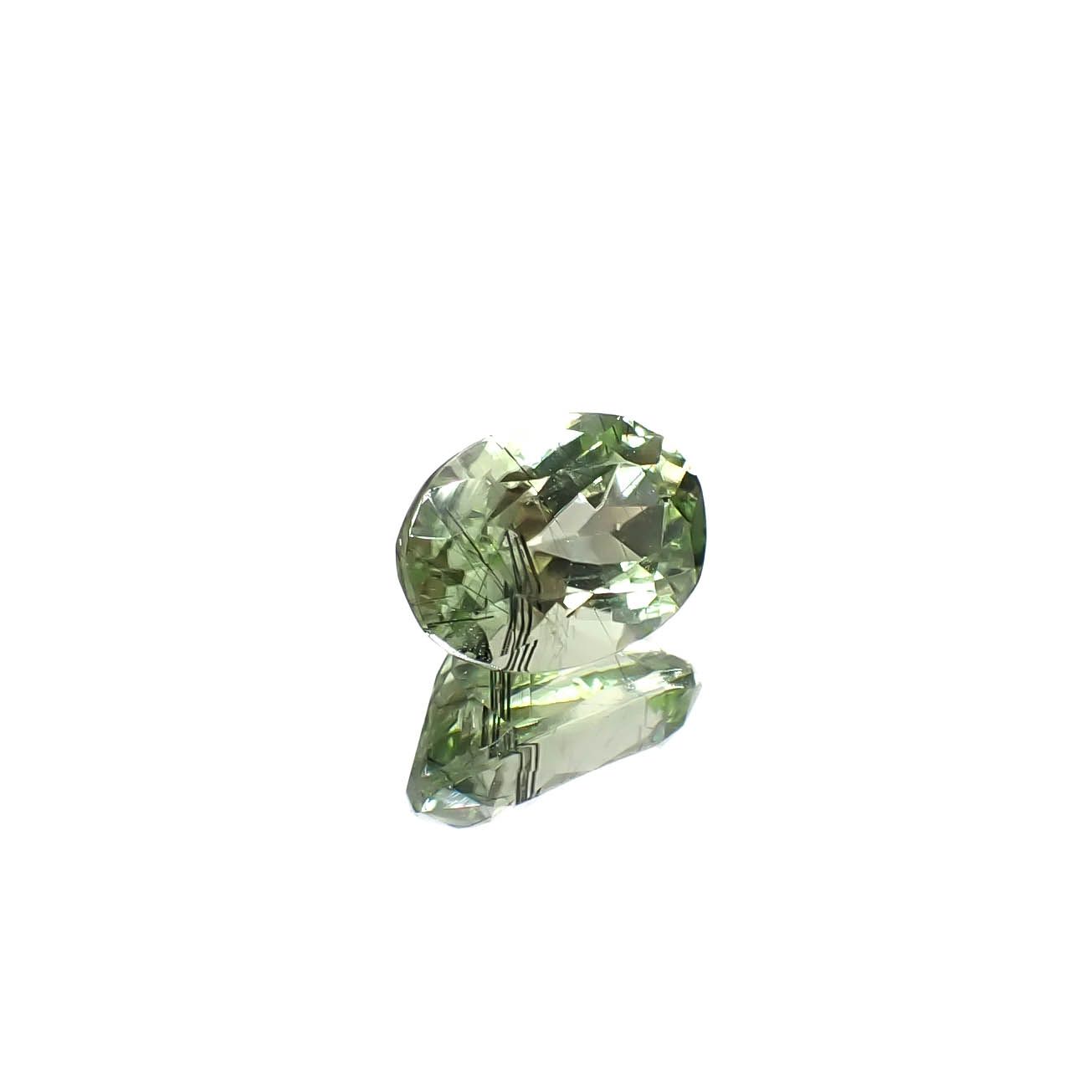 ルドウィジャイトインペリドット パキスタン産 1.57ct[240728520]8.2x6mm前後