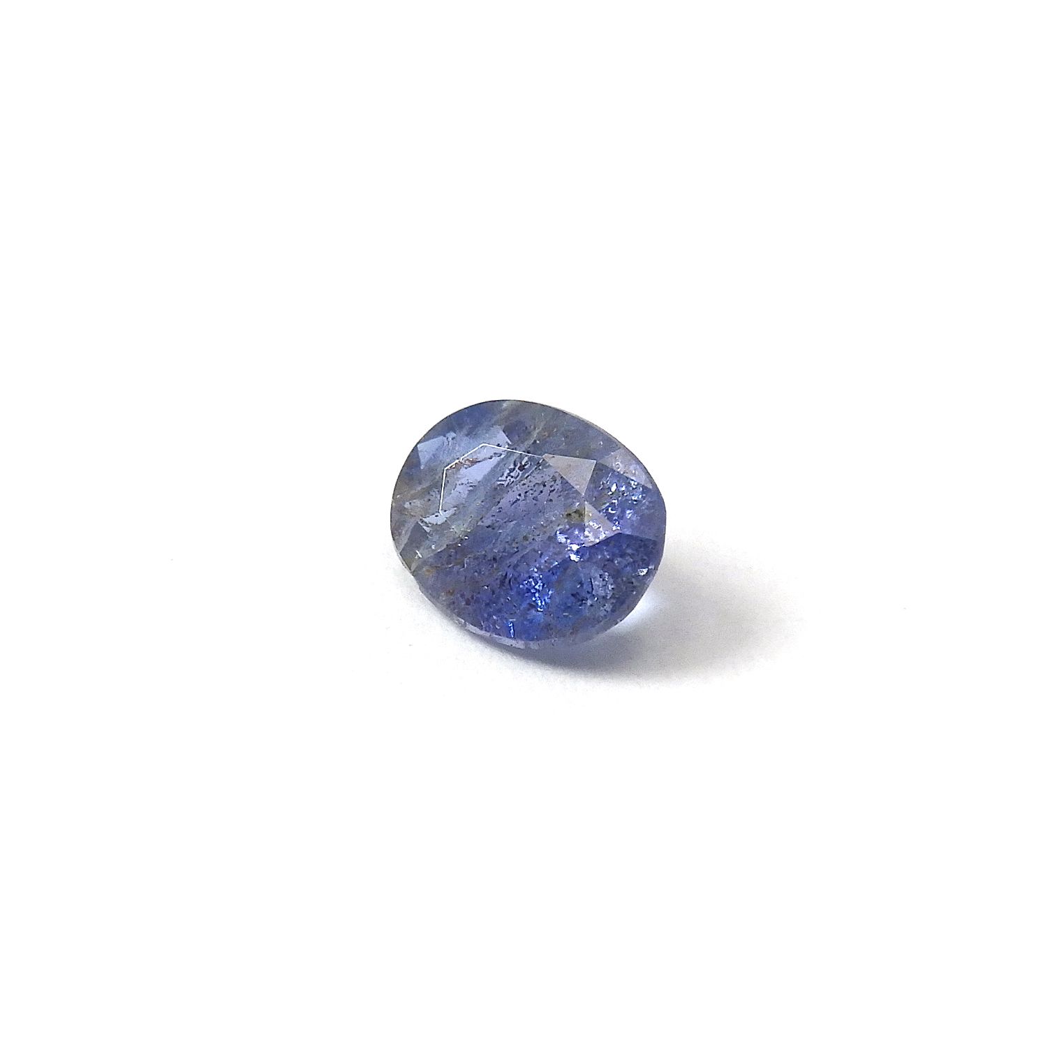 ジェレメジェバイト(宝石名エレメージェバイト)ナミビア産 ソ付(彩珠) 0.395ct / 5.7x4.3mm前後 [230823129]