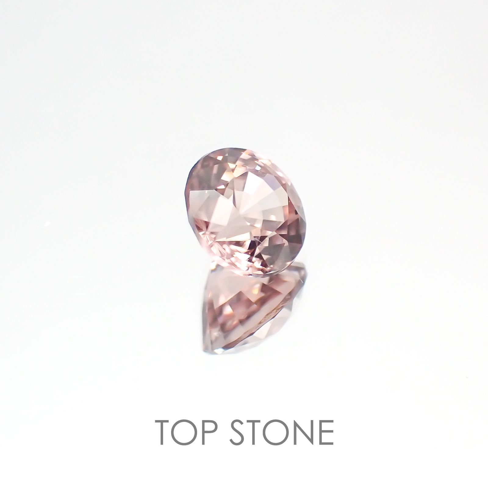 ピンクジルコン スリランカ,カンボジア産 ルース 1.78ct[20128056]6.8×6.8mm前後
