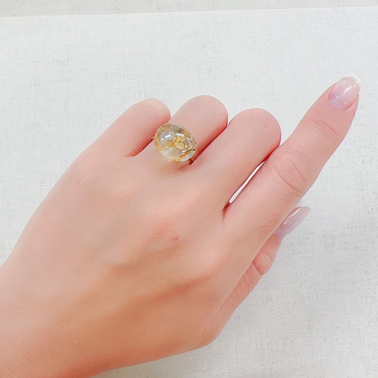 ガーデンクォーツ ブラジル/タイ産 8.68ct[230522083]14.7x11.8mm前後