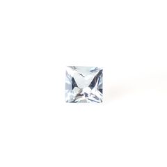 ◇プリンセスカット◇アクアマリン モザンビーク産 1.55ct [250530330]7x7mm前後