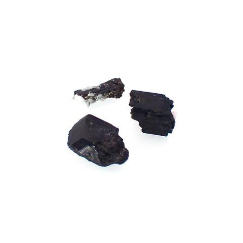 ネプチュナイト 原石 3個セット アメリカ・カリフォルニア州産 7.26ct(3pcs合計)[230622312]9.5-11.7x5.1-7.1mm前後