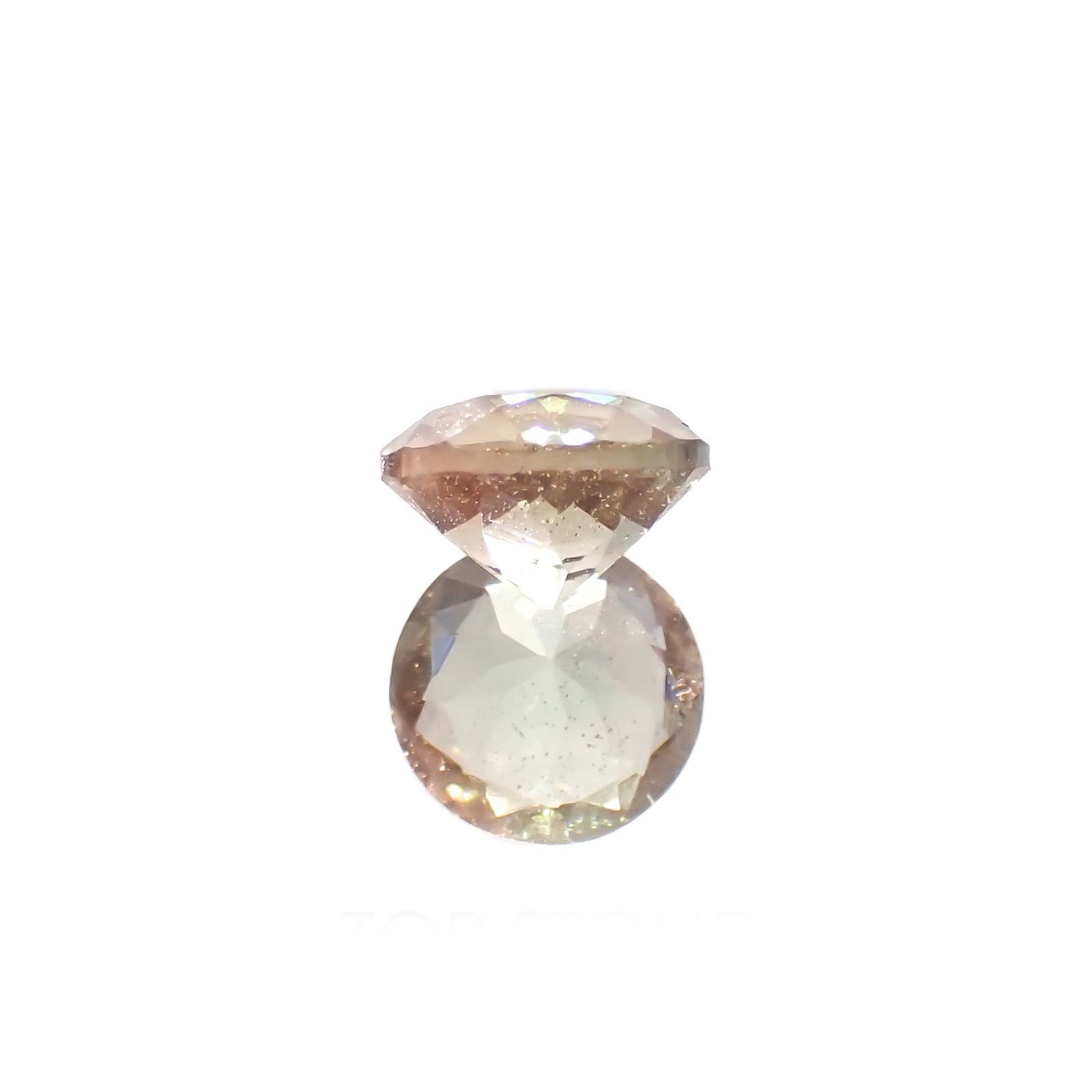 バイカラーオレゴンサンストーン アメリカ・オレゴン州産 0.78ct / 6.1x6mm前後 [230220680]