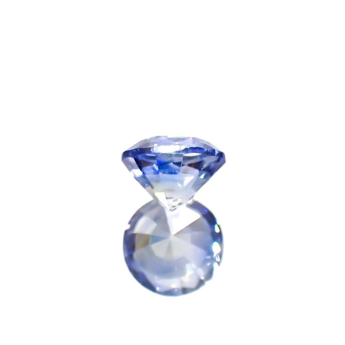 アイスブルーサファイア スリランカ産 0.47ct[240828654]4.4x4.4mm前後