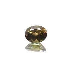 ゴールドシーンサファイア(宝石名シーン・サファイア)ケニア産 識別済 0.38ct / 4.7x3.7mm前後 [220717172]