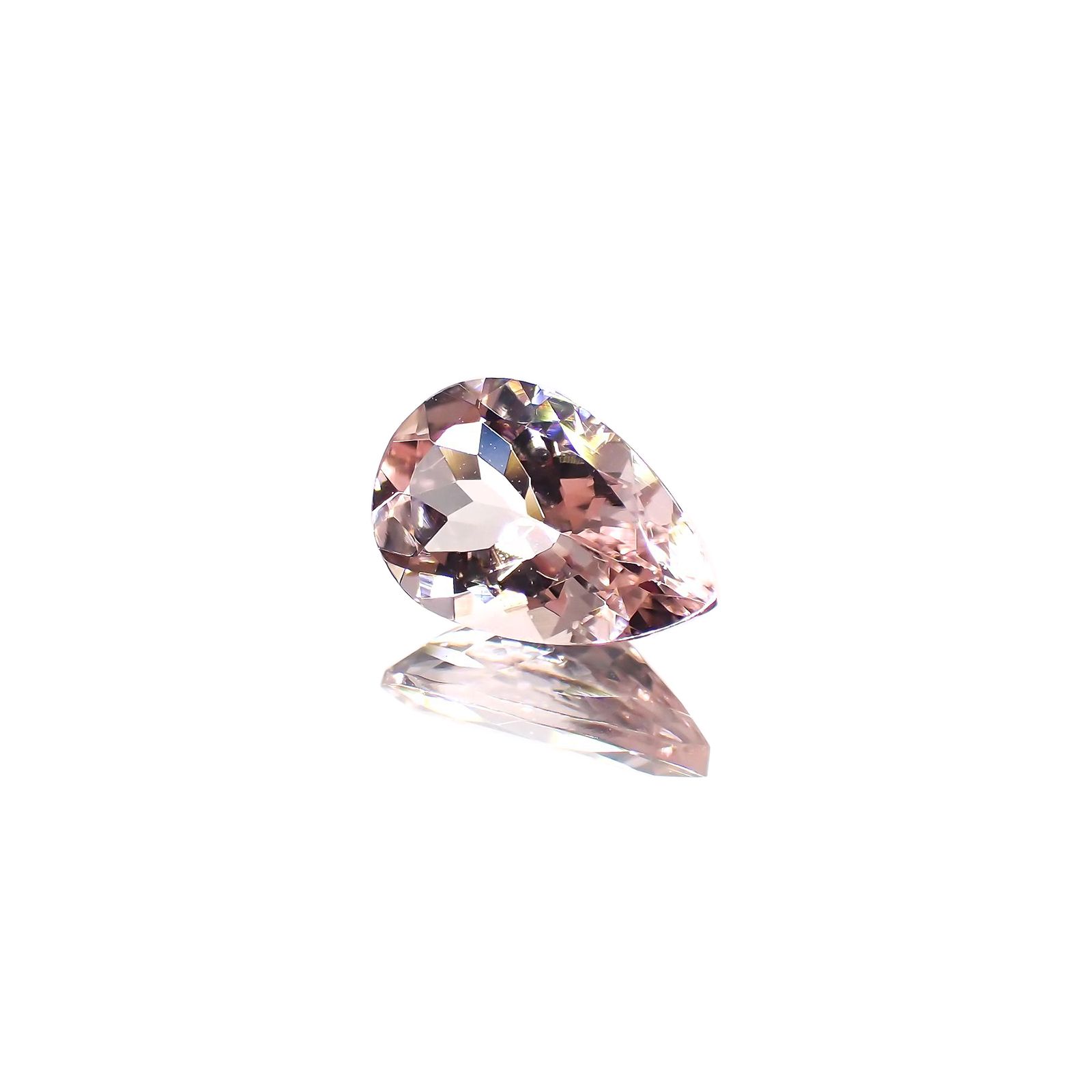 モルガナイト(宝石名モルガナイト)ナイジェリア産 1.08ct 識別済[220114004]9.1x6.2mm前後