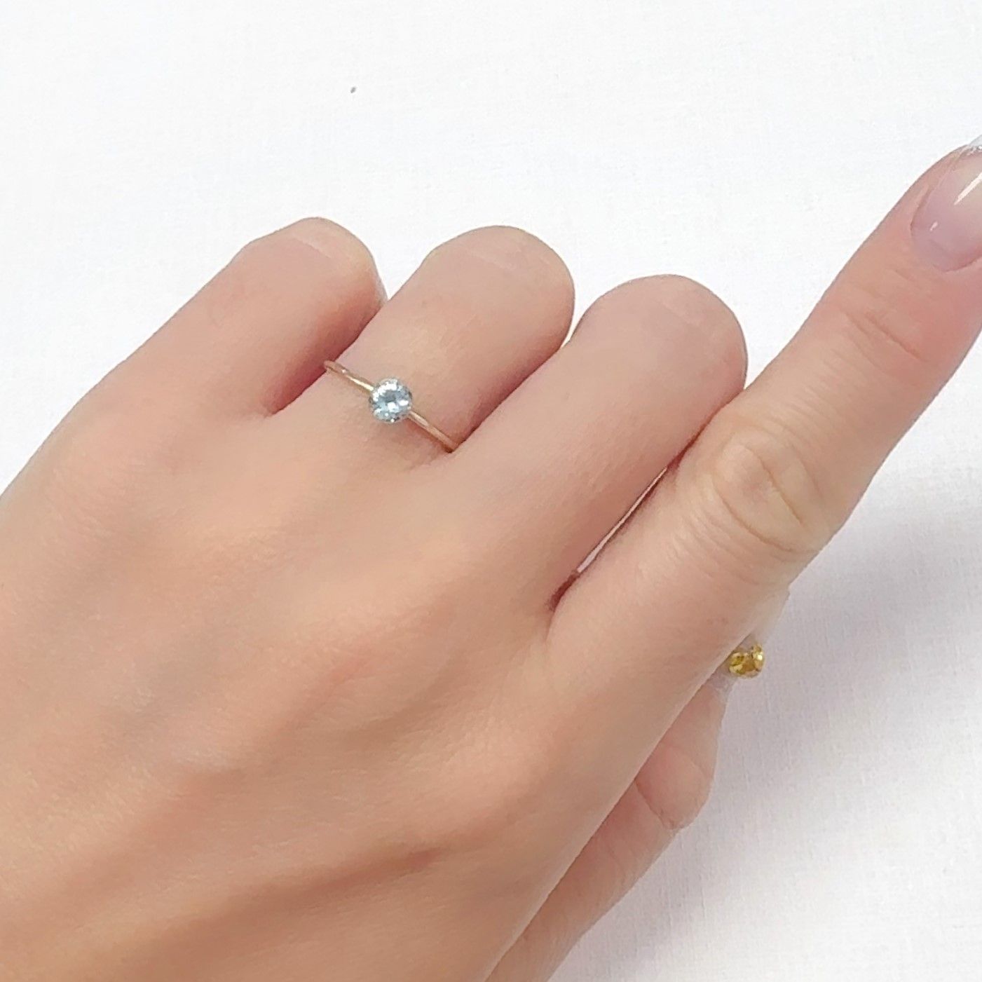 ミントベリル ブラジル産 0.32ct[240728585]4.5x4.5mm前後