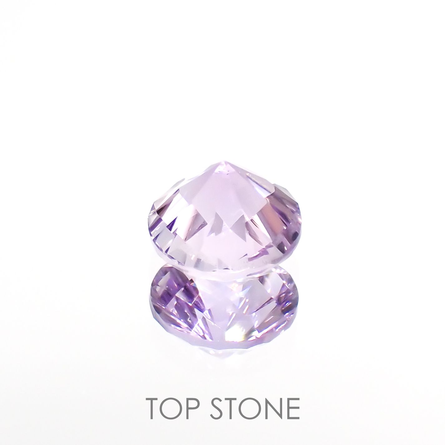 ◇チェッカーコンケーブカット◇アメジスト ブラジル産 ルース 1.25ct[210913031]7.1×7.1mm前後