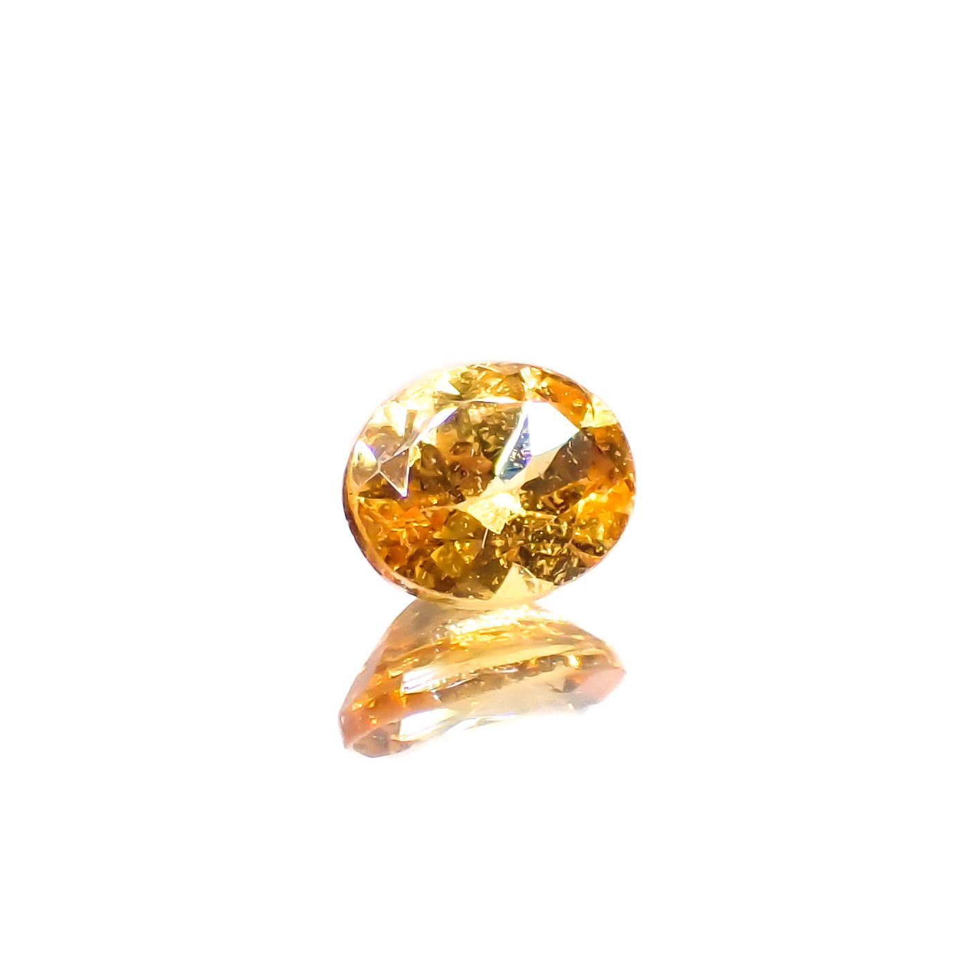 スペサルティンガーネット ナイジェリア産 0.47ct[230923380]5.1x4mm前後