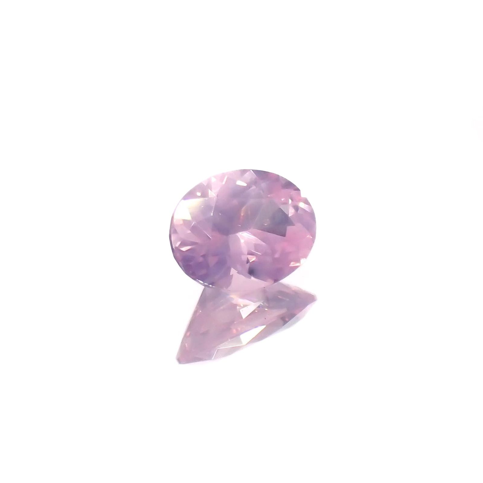 シルキーピンクサファイア 非加熱 ベトナム産 0.38ct / 5.1x3.8mm前後 [260822789]