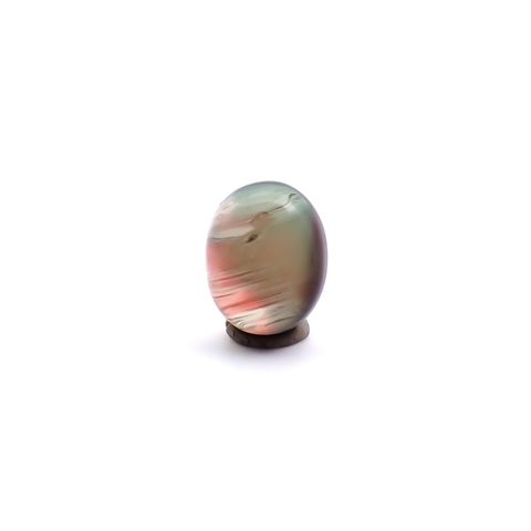 バイカラーアンデシン チベット産 3.24ct / 10.1x8.1mm前後 [260732570]