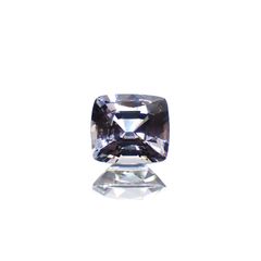 プラチナスピネル(宝石名スピネル)ビルマ産 0.88ct 識別済[250114113]5.7x5.2mm前後