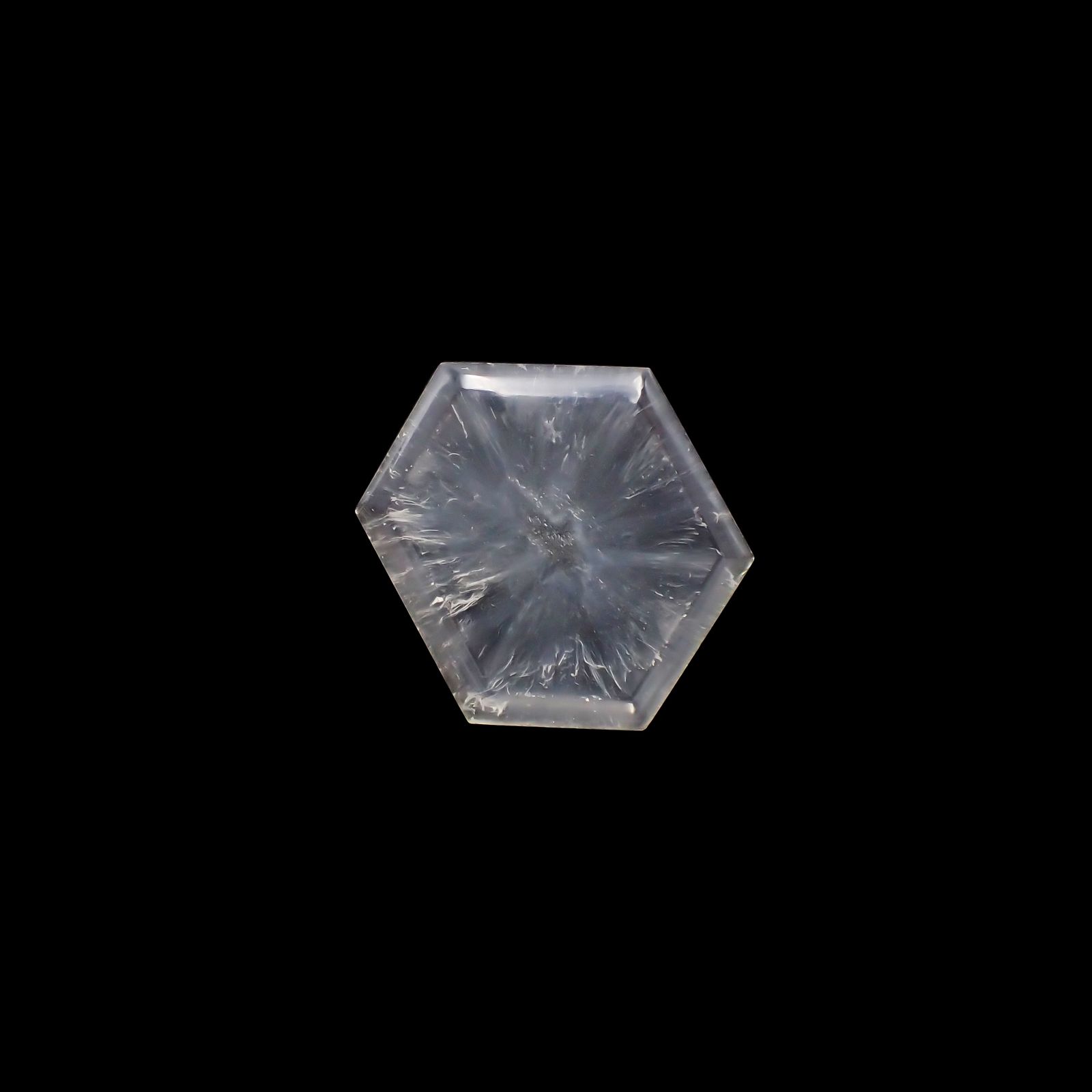 トラピッチェクォーツ 偏光板2枚付き コロンビア・ボヤカ産 42.03ct[230321107]27x24.2mm前後