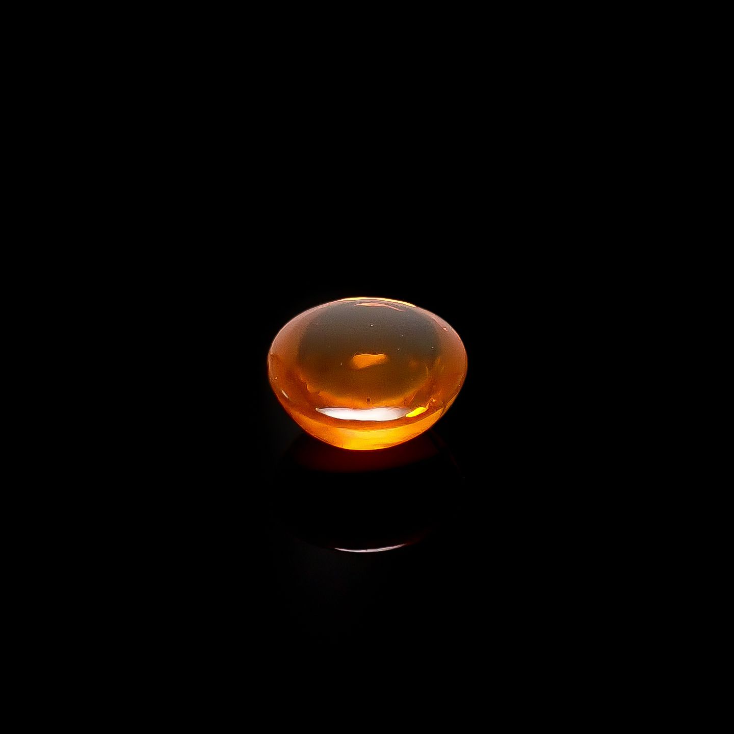 ファイヤーオパール メキシコ産 0.40ct[240326751]5.5x5.1mm前後