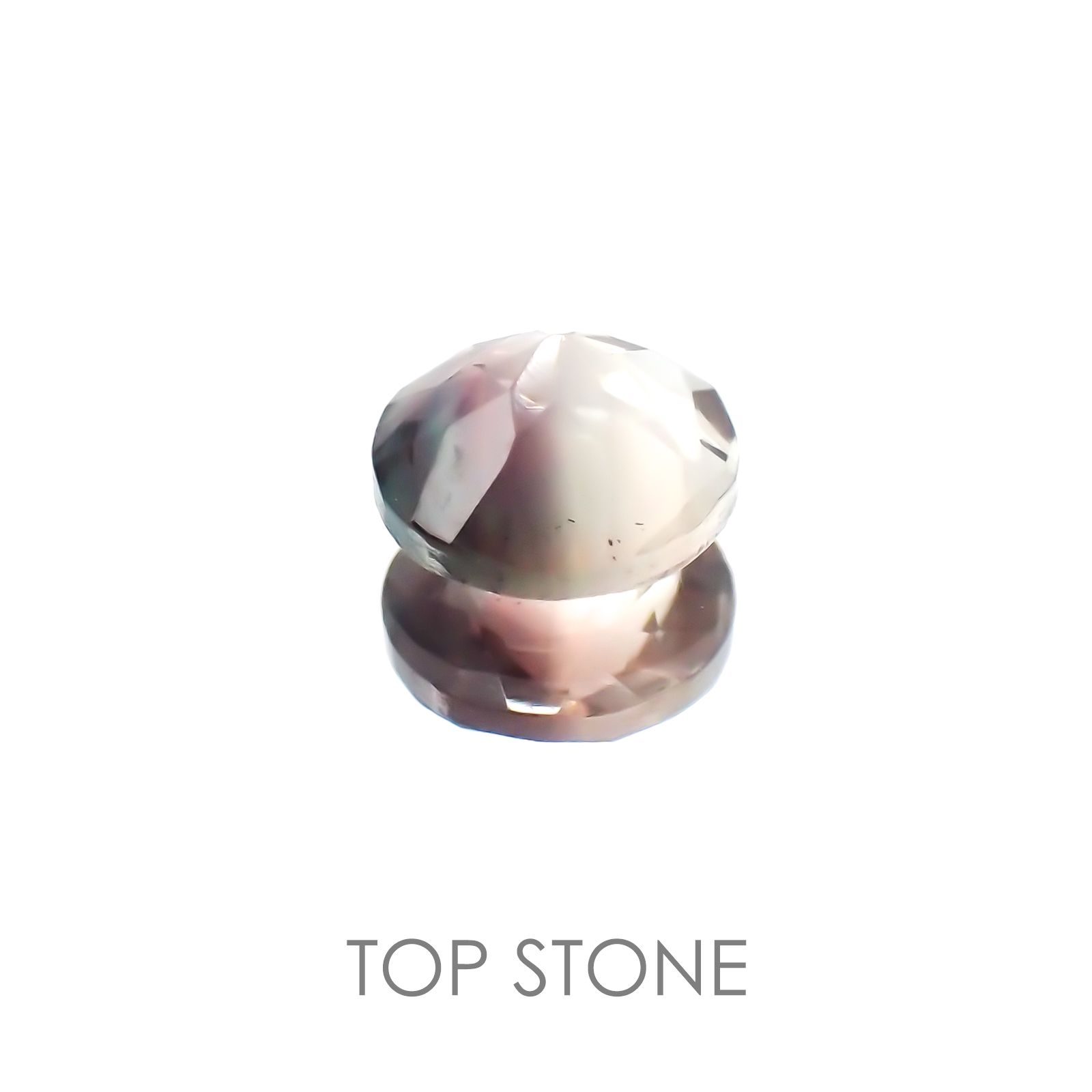 バイカラーオレゴンサンストーン アメリカ産 ルース 0.44ct[20118403]5×5mm前後