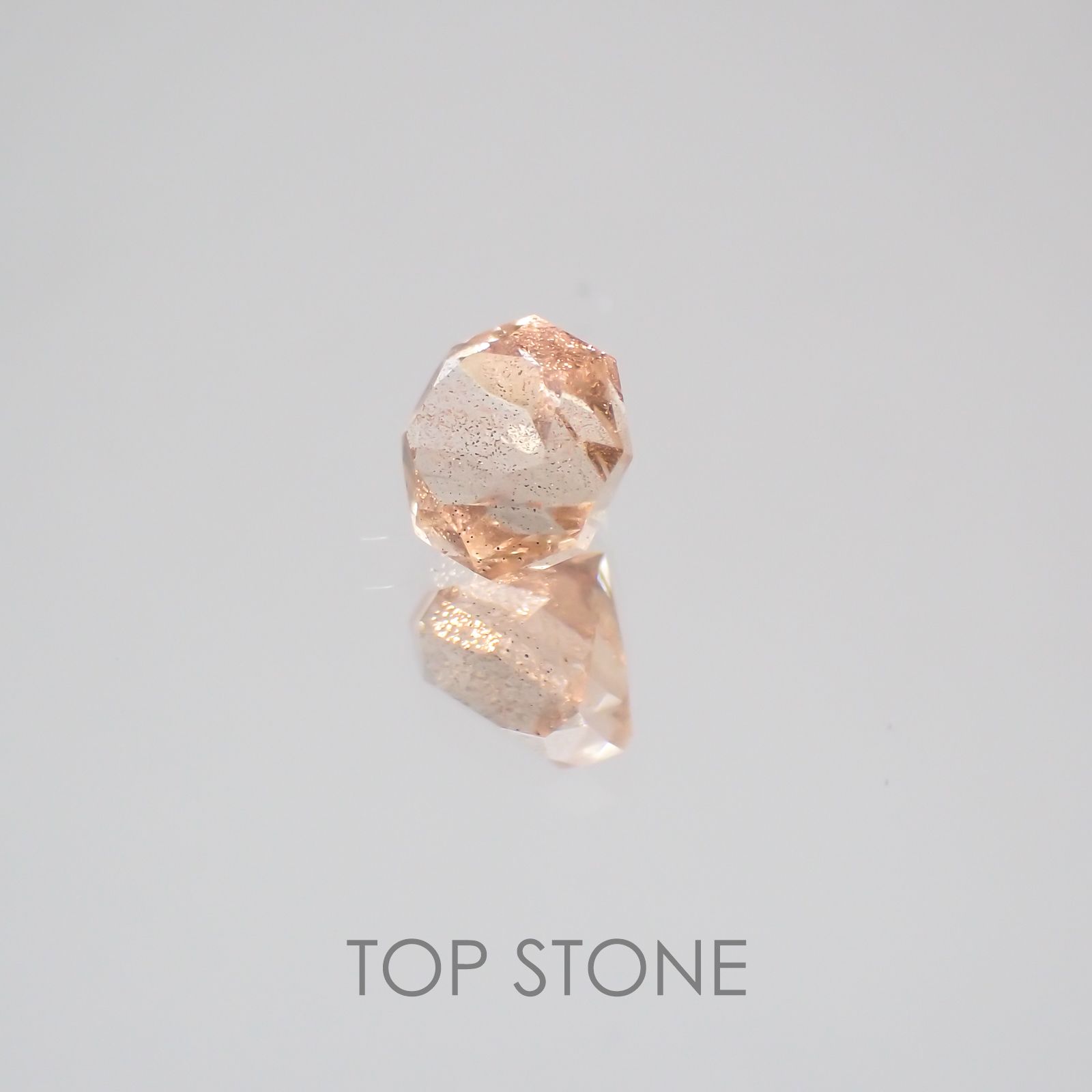 ◇オクタゴンカット◇オレゴンサンストーンSA  アメリカ産 ルース 0.33ct[210210046]4×4mm前後