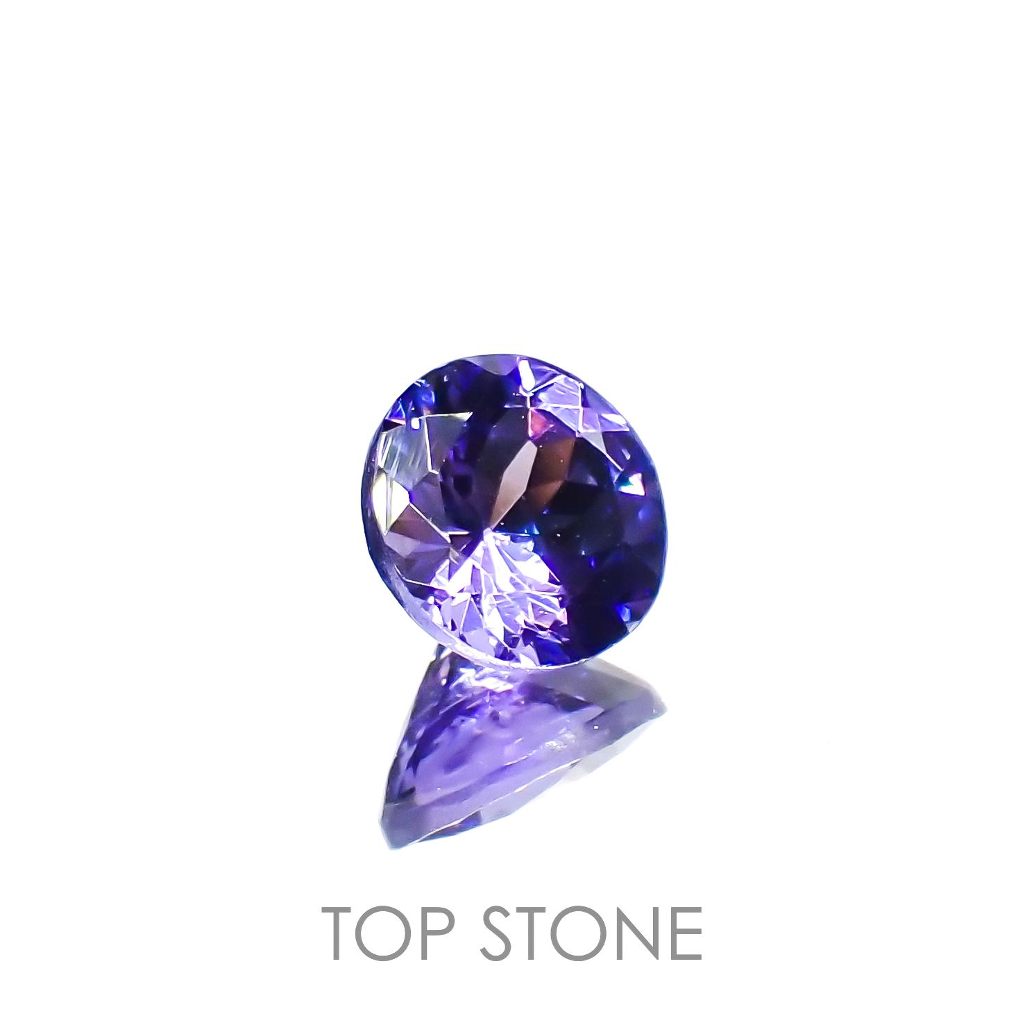 タンザナイト(宝石名タンザナイト)タンザニア産 0.67ct 識別済[230120195]5.6x5.6mm前後