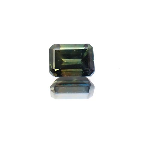 ゴールドシーンサファイア(宝石名シーン・サファイア) ケニア産 0.56ct 識別済[25129296]5.1×3.7mm前後