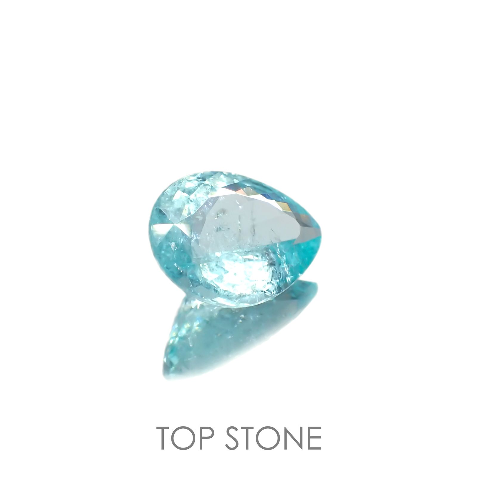 パライバトルマリン(宝石名トルマリン/別名パライバ・トルマリン) モザンビーク産 3.25ct GIA鑑付[19110916]12.4×9.1mm前後