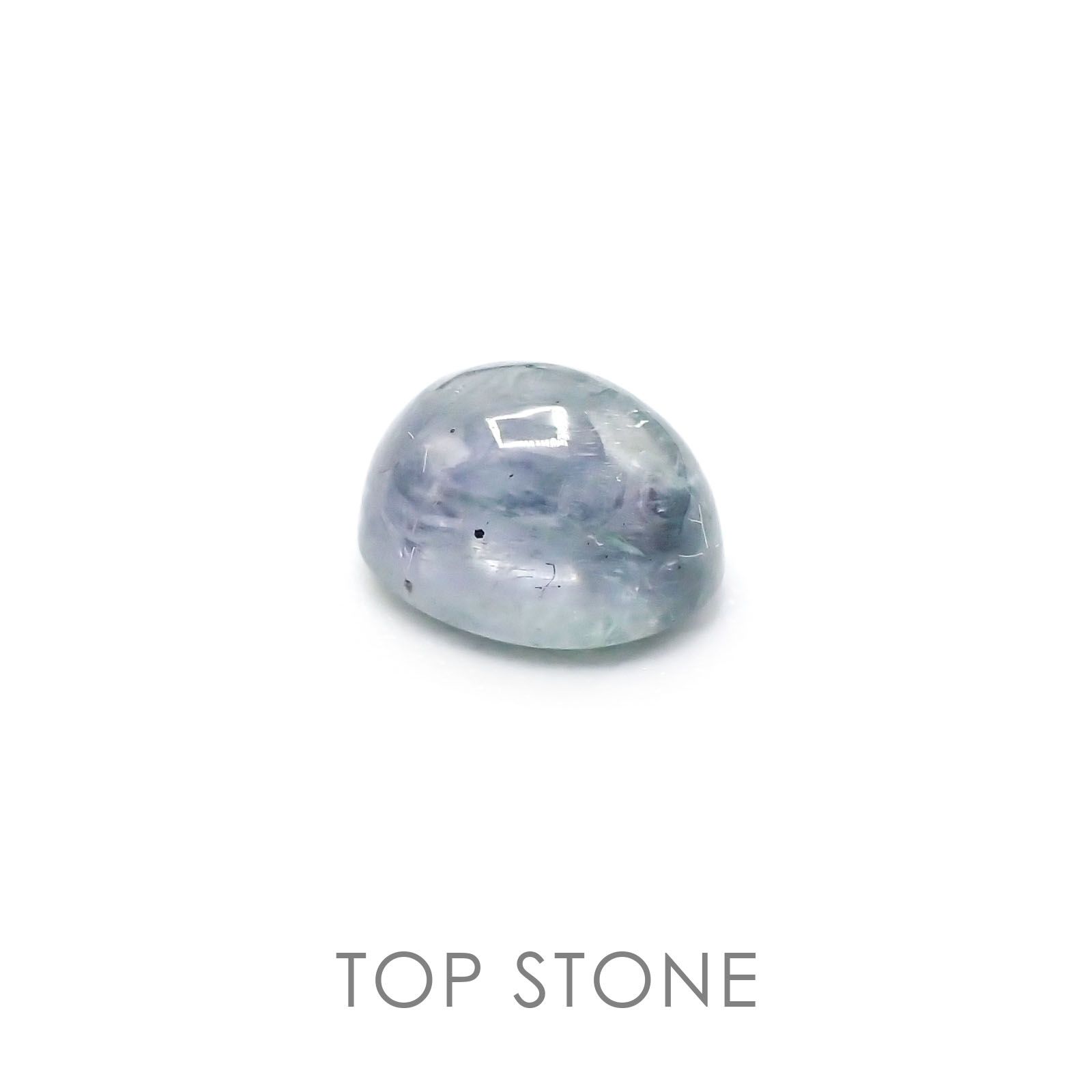 バイカラータンザナイト非加熱(宝石名バイカラー・ゾイサイト) タンザニア産 2.08ct 識別済[20106561]7.9×6mm前後