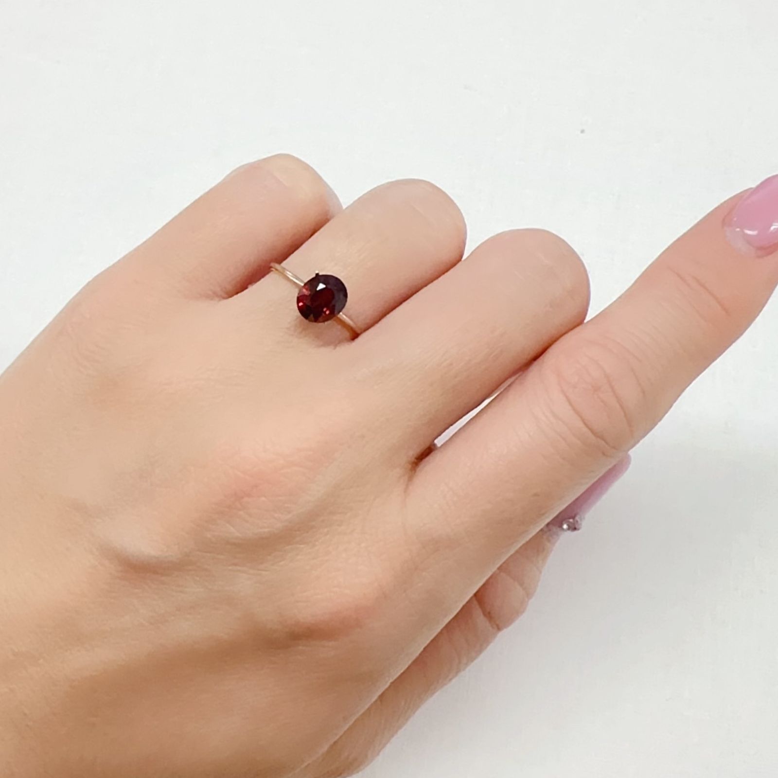 スペサルティンアルマンディンガーネット(宝石名スペサルティン アルマンディン・ガーネット)マダガスカル産 1.76ct 識別済[231023853]7.1x6.1mm前後