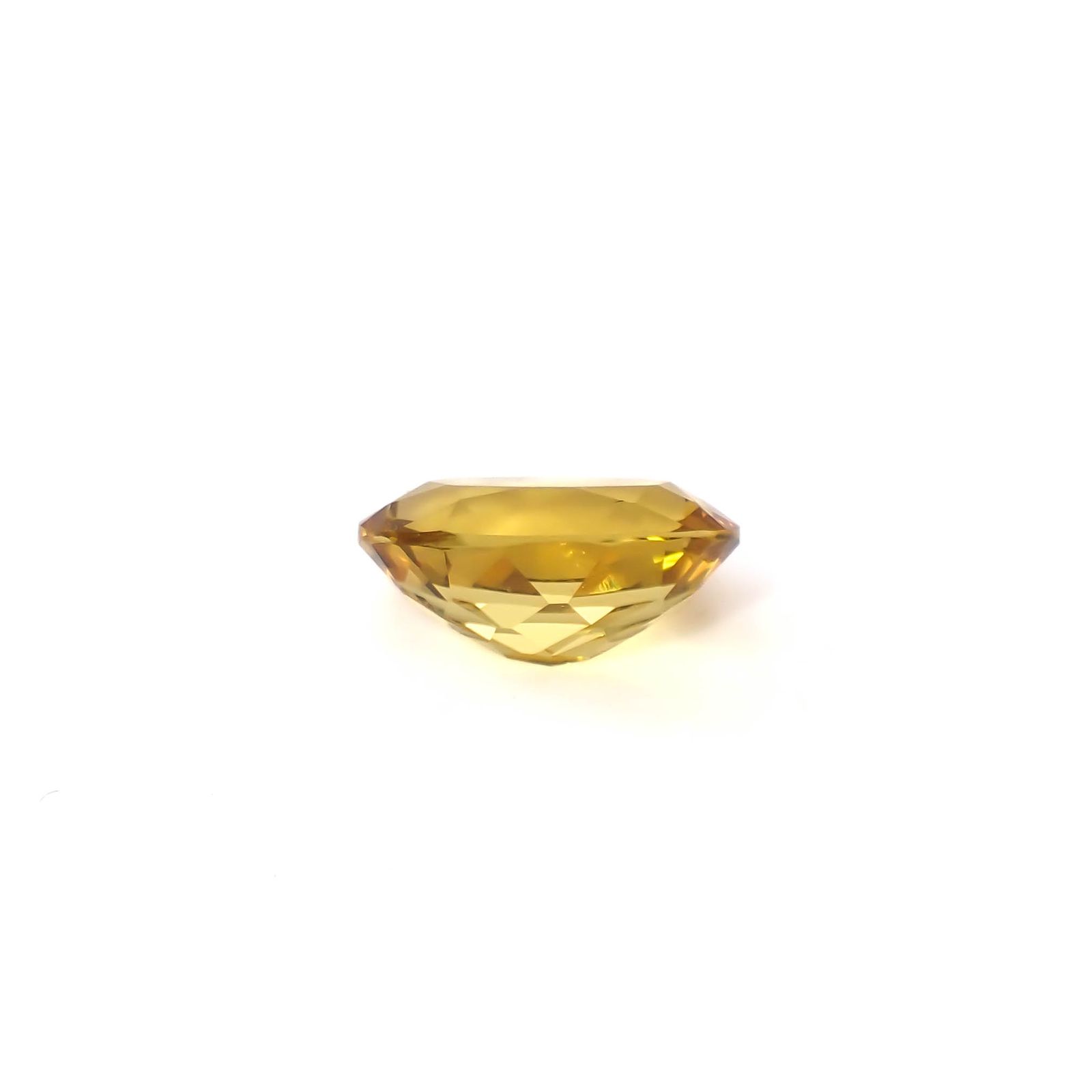 ゴールデンベリル(宝石名ゴールデン・ベリル)ブラジル産 1.09ct 識別済[250330163]8x6.1mm前後