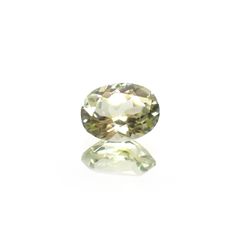 シリマナイト(宝石名シリマナイト)インド産 識別済 1.5ct / 8x6.1mm前後 [211113693]