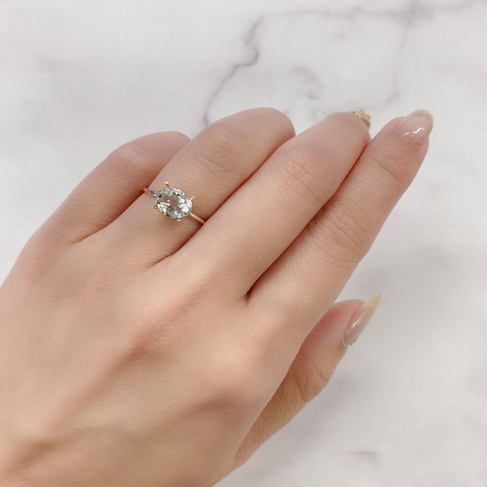 シリマナイト(宝石名シリマナイト)インド産 1.5ct 識別済[211113698]7.9x6.1mm前後