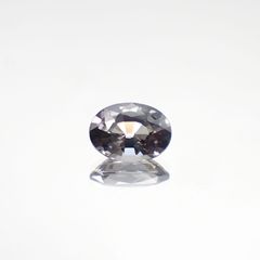 プラチナスピネル(宝石名スピネル) ビルマ産 0.836ct ソ付(彩珠)[210611371]7×5.1mm前後