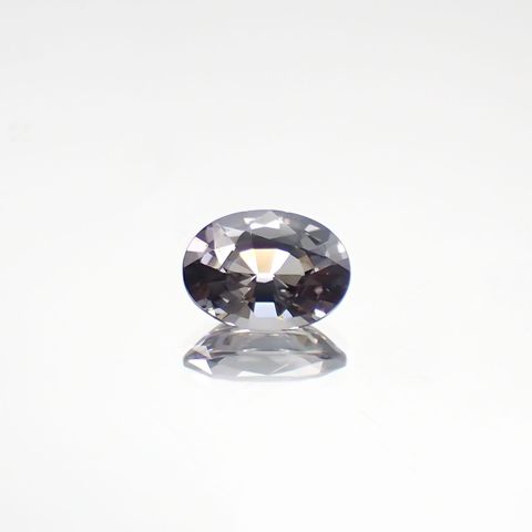 プラチナスピネル(宝石名スピネル) ビルマ産 0.836ct ソ付(彩珠)[210611371]7×5.1mm前後