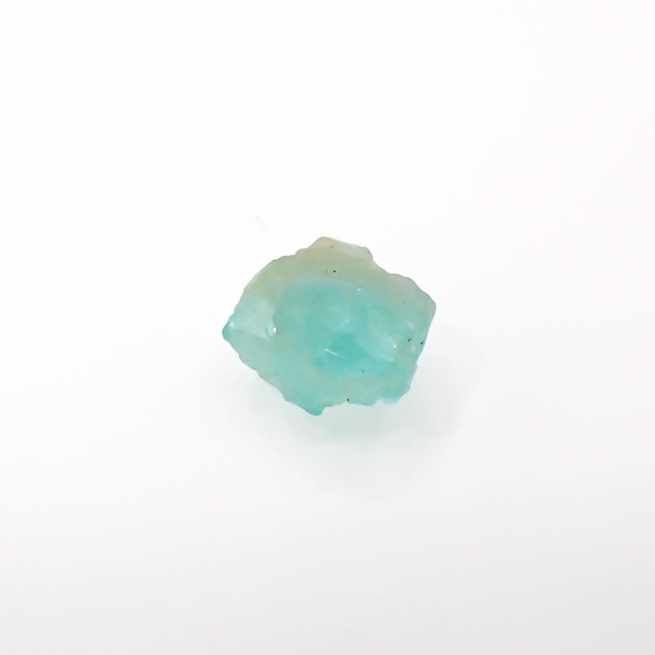 パライバトルマリン 原石 ブラジル・パライバ州バターリャ鉱山産 0.58ct[220516001]5.5x5.1mm前後