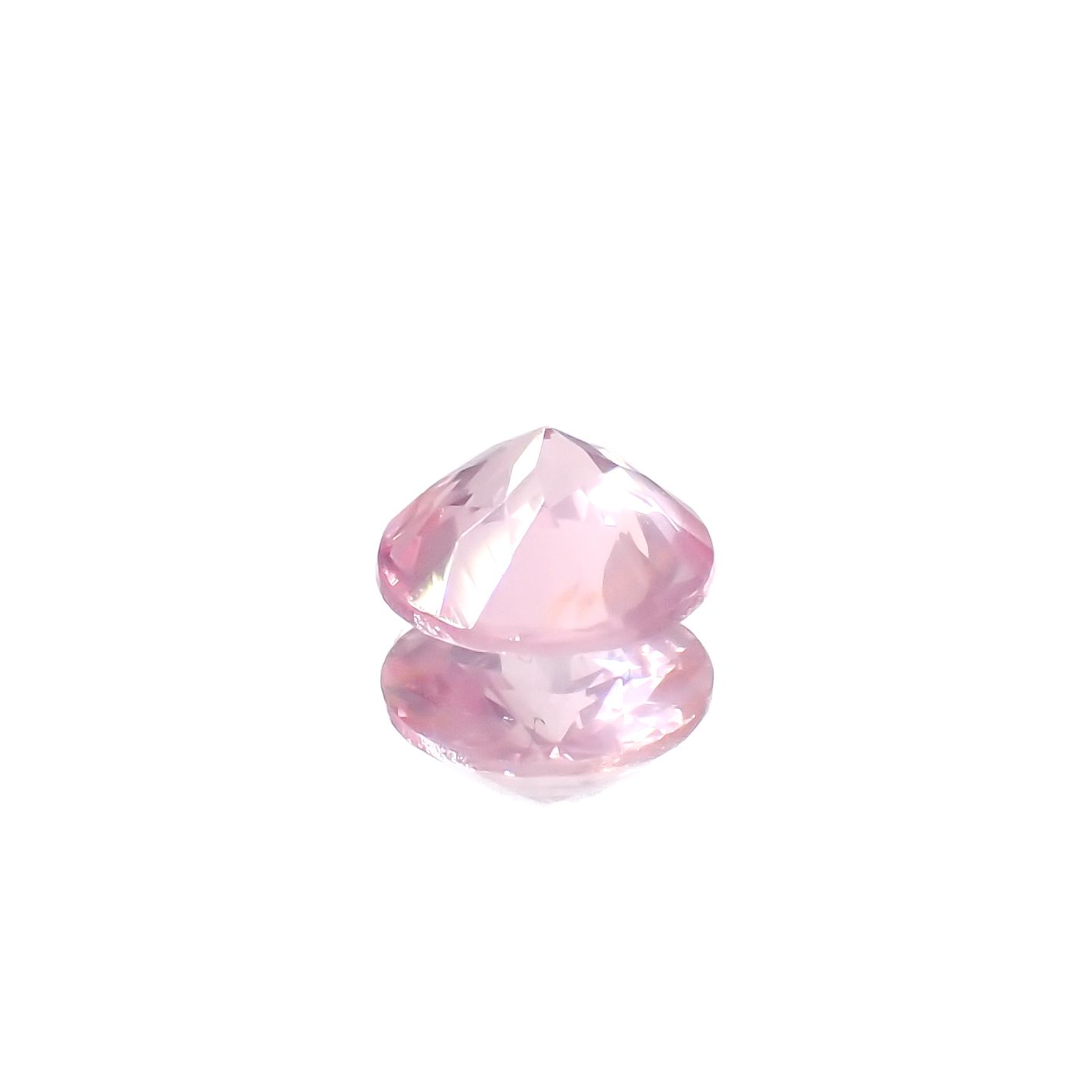 シルキーピンクスピネル タンザニア産 0.41ct[231224958]4.9x4.9mm前後