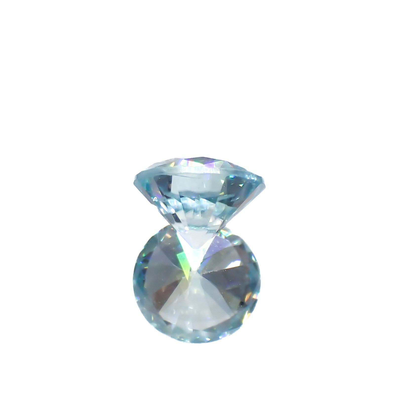 アイスブルージルコン カンボジア産 0.67ct[221018650]5x4.9mm前後