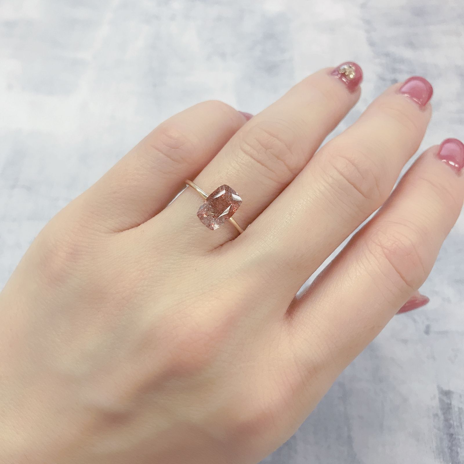 ファイヤークォーツ ナイジェリア産 1.67ct[220114744]9x6mm前後